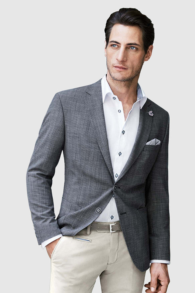 Classic Wool Suit in Grey - geeman